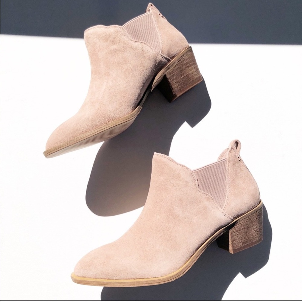 Sole society suede ankle booties